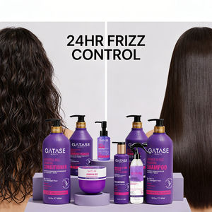 Set de Cuidado Capilar con Queratina Orgánica, Lavanda y Rosa OEM |   Aceite de Argán y Coco Nutritivo para Reparación e Hidratación del Cabello Seco - Product Image 2