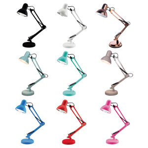 Lámpara de Mesa LED con Brazo Flexible y Clip Metálico, E27, Plateada, Plegable, <span class=keywords><strong>USB</strong></span>, para Escritorio, Oficina, Estudio, Buró - Product Image 2