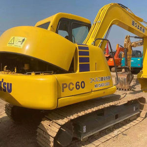 Miniexcavadora Komatsu PC60 Usada de 6 Toneladas, Importada de Japón, con Componentes Principales: Motor, Caja de Cambios, Bomba de Engranajes, Rodamientos - Product Image 1