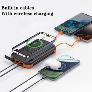 Banco de Energía de 22.5w <span class=keywords><strong>con</strong></span> <span class=keywords><strong>Panel</strong></span> <span class=keywords><strong>Solar</strong></span> de 50000 mAh, Banco de Energía Portátil de 30000 mAh <span class=keywords><strong>con</strong></span> <span class=keywords><strong>Panel</strong></span> <span class=keywords><strong>Solar</strong></span> Plegable - Product Image 3