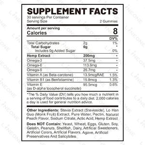 Labelproof-gomitas de cáñamo personalizadas, ropa para dormir mejorada, rico en vitaminas, 3000mg, caramelo en forma de oso de cáñamo - Product Image 3