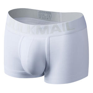 Para <span class=keywords><strong>JOCKMAIL</strong></span>, ropa interior deportiva para hombre, Calzoncillos Bóxer ajustados de tiro bajo transpirables, pantalones cortos de algodón grueso en la cintura, talla grande - Product Image 4