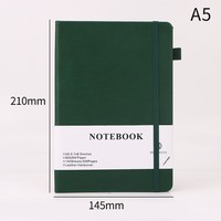 Carnet A5 à couverture rigide, journal professionnel, fermeture élastique, agenda professionnel, usage personnel, cadeau, couleur personnalisée, 120 pages, personnalisable