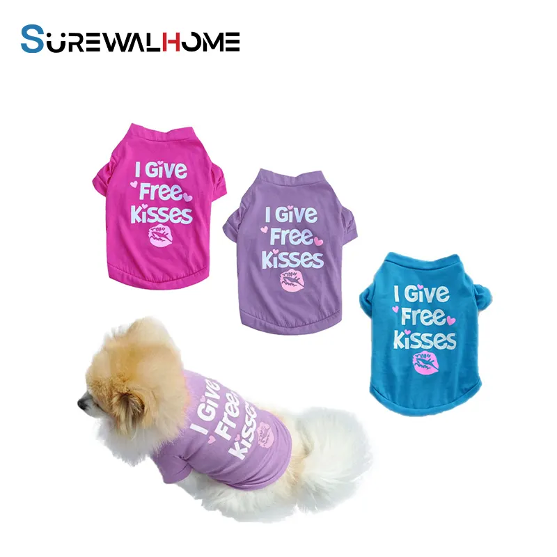 SUREWALHOME bedruckte niedliche kleine Haustierkleidung heißer Verkauf bequemes Hundsweatshirt