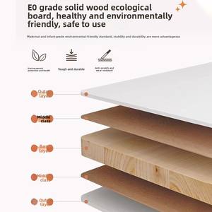Buffet moderne de luxe nordique tiroirs de <span class=keywords><strong>coffre</strong></span> <span class=keywords><strong>en</strong></span> <span class=keywords><strong>bois</strong></span> massif armoire de Buffet pour salle à manger salon buffet <span class=keywords><strong>en</strong></span> verre cannelé hôtel - Product Image 2