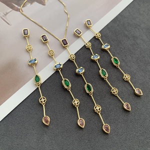 สร้อยคอแฟชั่นสีทองสวยงาม LS-<span class=keywords><strong>B6666</strong></span>สำหรับผู้หญิงสร้อยคอคริสตัลสวยงามเครื่องประดับสำหรับงานปาร์ตี้ - Product Image 5