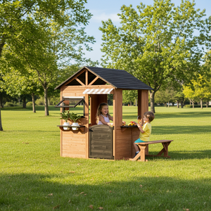Milieuvriendelijke Outdoor Speelhuis Houten Speelhuizen Voor Kinderen - Product Image 2