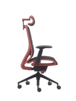 Chaise de bureau fonctionnelle à dossier haut en maille pour personnel
