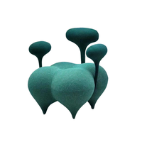 Fauteuil à bascule gonflable au design moderne, fait main, confortable, en acier, pour la maison, l'appartement, l'hôtel, la salle à manger, l'extérieur