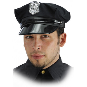 CHAPPEAU DE POLICE TAILLE 58 EN TISSU - Product Image 1