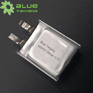 Lipo custodia 601417 cella bateria lipo batteria ricaricabile mini batteria 3.7v 80mah ioni li - Product Image 1