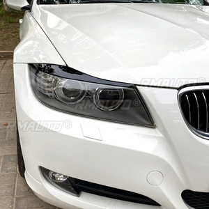 สำหรับ BMW ซีรีส์ 3 E90 E91 320i 330i ปี 2005-2012 ชุดแต่งไฟหน้า ครอบไฟหน้า คิ้วไฟหน้า ตกแต่งไฟหน้า แต่งรถ - Product Image 5