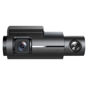 Câmera preta 3 lentes para carro, 1920p * 1080p caixa preta com 3 câmeras, suporte wi-fi e gps, sensor-g