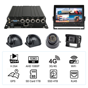 MDVR <span class=keywords><strong>de</strong></span> 4 Canales con Salida 4G GPS WIFI AHD 1080P 720P CVBS, <span class=keywords><strong>Grabador</strong></span> <span class=keywords><strong>de</strong></span> Video Móvil <span class=keywords><strong>para</strong></span> Autobús, Camión, Gasolina, Sistema <span class=keywords><strong>de</strong></span> Gestión <span class=keywords><strong>de</strong></span> Flotas - Product Image 1