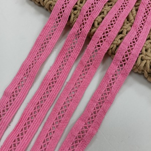 ลูกไม้แต่งขอบเสื้อผ้า ขายส่งจากโรงงาน ผ้าฝ้าย 100%  รับสั่งทำตามความกว้าง  ลูกไม้โครเชต์สำหรับเสื้อผ้า - Product Image 2