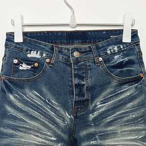 在庫節約プラスサイズロングパンツカジュアルメンズジーンズパンタロンカーゴデニムメンズスリムフィットストレートレッグデニムパンツメンズジーンズ - Product Image 2