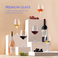 Vente en gros de verres à vin rouge carré pour cocktail créatif Martini à cylindre droit unique à longue tige de haute qualité faits à la main