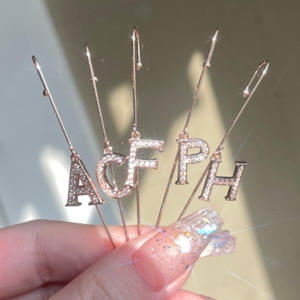 Nouvelle arrivée géométrique feuille Zircon perle aiguille crochet oreille croix manchette Piercing boucles d'oreilles oreille Wrap chenilles bijoux - Product Image 4