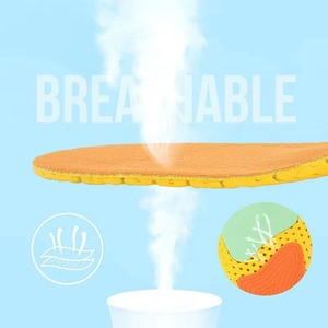 Semelles de sport unisexes avec soutien de la voûte plantaire, anti-torsion, orthopédiques, absorbant la transpiration, respirantes, hautement élastiques et amortissantes - Product Image 4