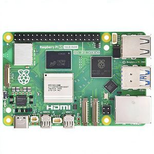 Raspberry <span class=keywords><strong>Pi</strong></span> 5 16GB RAM Entwicklungsboard A76 BCM2712 2,4GHz Quad-Core 64-Bit LPDDR4X-4267 SDRAM Raspberry <span class=keywords><strong>Pi</strong></span> 5 16GB RAM - Product Image 1