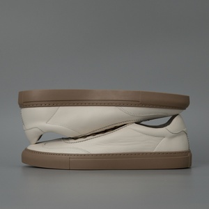Zapatillas <span class=keywords><strong>de</strong></span> cuero <span class=keywords><strong>de</strong></span> grano superior para hombre, blancas, informales, <span class=keywords><strong>de</strong></span> moda, <span class=keywords><strong>de</strong></span> caña baja, para uso diario, gran oferta 2026 - Product Image 3