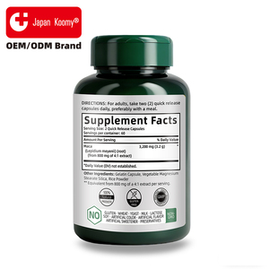 Suplemento de extractos de planta de maca Shecome personalizado, apoyo energético para el cuidado de la salud de adultos, cápsulas de maca, píldoras para agrandar el pene - Product Image 2