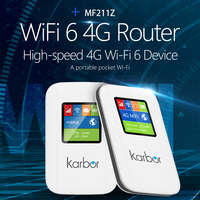Routeur Wi-Fi de poche mobile Karbor OEM 4G MIFIS 3000mAh, le plus petit point d'accès sans fil pour SOHO, fonctionne avec Wi-Fi TD-LTE