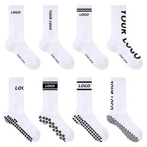 Chaussettes de football personnalisées antidérapantes, respirantes, en tricot, avec grip imprimé, motif personnalisé, chaussettes de sport pour hommes - Product Image 3