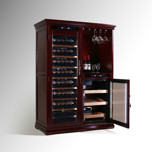 Estantes de almacenamiento de vino personalizados de fábrica, diseño interior, armario de madera, quiosco, para tienda de vino - Product Image 2