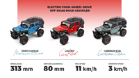 Voitures RC 1/10 104006 très vendues, jouets télécommandés 2,4 GHz, camion RC tout-terrain, véhicules d'escalade 4x4, cadeaux de Noël