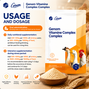 Poudre de Vitamine DEKB pour Poulets de Chair et Dinde, Poudre de Vitamine <span class=keywords><strong>AD3E</strong></span> pour le Stress, le Transport et les Chutes de Température - Product Image 3