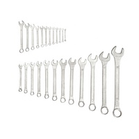 Wosai — kit d'atelier professionnel à clé combinée, 25 pièces, outil avec poignée polie, PREMIUM 6334