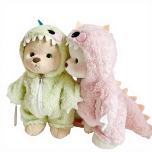 Oso <span class=keywords><strong>de</strong></span> Peluche <span class=keywords><strong>de</strong></span> Tela Estilo Dinosaurio <span class=keywords><strong>de</strong></span> 30cm, Modelo Lina, con Relleno <span class=keywords><strong>de</strong></span> Algodón PP, para Vestir - Product Image 4