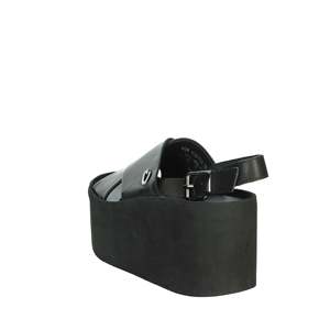 Sandalo con Zeppa da Donna Alberto Guardiani Nero Stile Platform - Product Image 2
