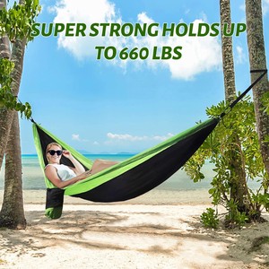 Hamacas Portátiles para Acampar al Aire Libre, Accesorios de <span class=keywords><strong>Camping</strong></span> para Excursionismo, Viajes, Playa, Jardín, Patio, Senderismo - Product Image 6