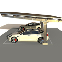 Kit Pergola Panel Surya Baja Ringan Tahan Air Khusus untuk Sistem Pemasangan Panel Surya