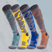 Chaussettes de randonnée personnalisées en tricot chaud pour sports de plein air, chaussettes de ski et de snowboard à logo personnalisé
