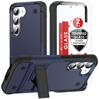 Casing Ponsel Pelindung Lembut Rotasi 360 Penutup Ponsel untuk Samsung S23 Plus