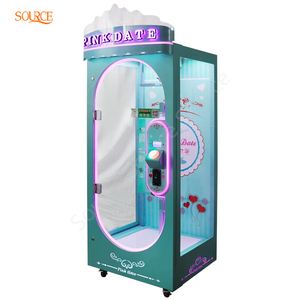 Máquina expendedora de premios SOURCE Scissors Gift Machine, estilo barbería, operada con monedas, modelo Pink Date Scissors, juego de <span class=keywords><strong>arcade</strong></span> para centro comercial - Product Image 2
