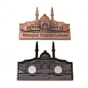 Customized 3D Country City Switzerland France Landmark Souvenir <b>Fridge</b> Engraved Refrigerator Magnet Metal Custom - Product Image 2