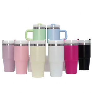 Thickened 304 Stainless Steel 14oz <b>Kids</b> Water Bottle with Straw Handle for School Home Outdoor Activity - Product Image 2