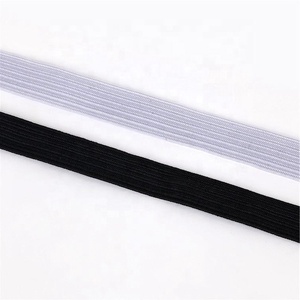 Venta al por mayor de fábrica: Cinta elástica blanca de alta elasticidad de 1 cm/6 mm para textiles del hogar, prendas de vestir, calzado y accesorios, hecha de hilo de poliéster y caucho. - Product Image 6