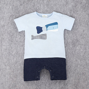 Boutique en ligne, vente en gros de combinaisons pour bébé garçon, couleur unie, motif mignon, provenant de Chine - Product Image 2