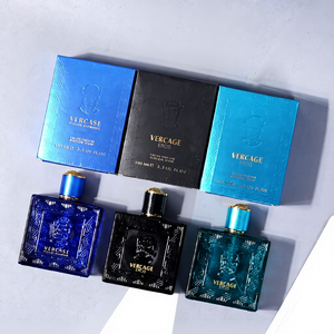 Profumo Femminile Quadrato Traslucido Turchese con Tappo Nero Opaco Blu Reale Acqua di Mare Acquatico Lunga Durata - Product Image 5