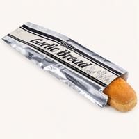 Bolsa de Pan Personalizada de Aluminio Laminado con Sellado Térmico de Grado Alimenticio para Pan de Ajo, Baguette y Embalaje de Panadería al por Mayor