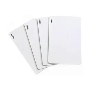 Cartes de proximité CR80 de 26 bits, peseur et Prox, cartes de balayage imprimables vierges compatibles avec le lecteur au format 1386 1326 H10301