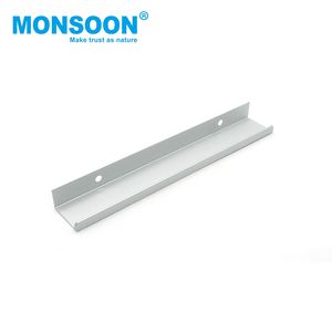 Tirador Moderno Oculto Negro/Blanco para Muebles, Perfil de Aluminio para Armario, Gabinete, Cocina, Cajón, Tirador de Borde Oculto - Product Image 2