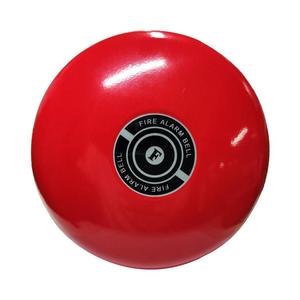 24V <strong>Fire</strong> <strong>Alarm</strong> <strong>Bell</strong> 6 Inch Metal Round Red with <strong>Loud</strong> Sound for <strong>Fire</strong> <strong>Alarm</strong> Systems OEM ODM - Product Image 1