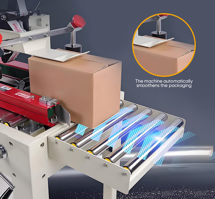 Packet Sealing Small Machine Semi Automatic Box Carton Case Sealer Taping Packing Machine High Speed ...