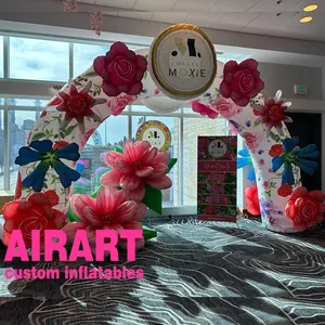 Đám cưới hành lang trang trí Inflatable hoa cổng bóng, ánh sáng Inflatable up hoa đạo cụ đám cưới A06